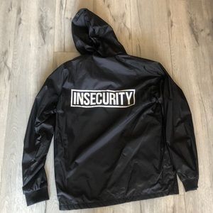 INSECURITY hooded jacket. Never been worn.